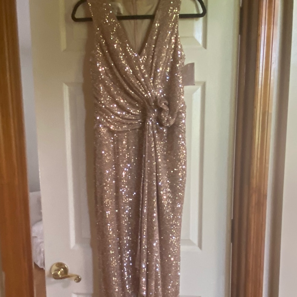 Gold Sequin Gown